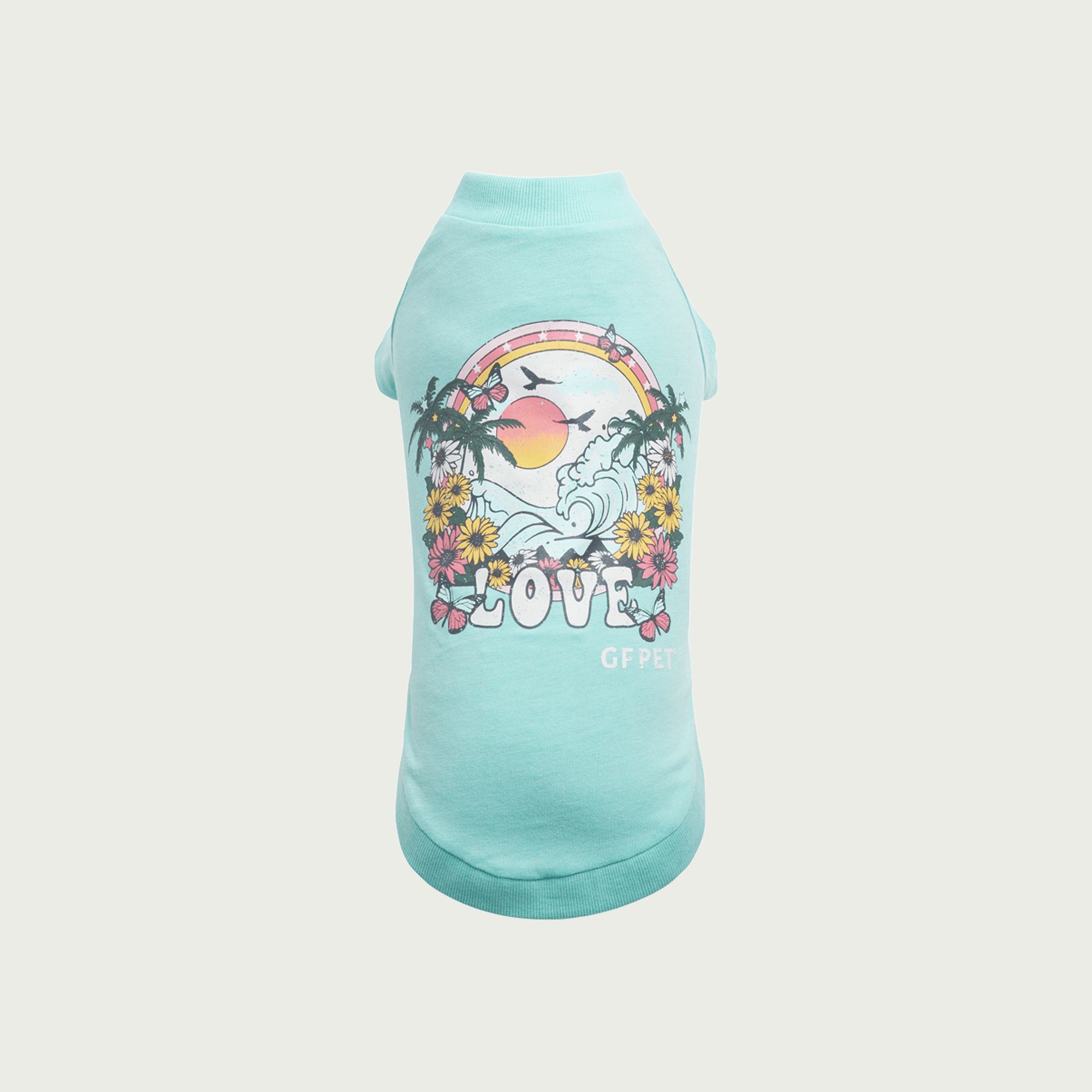 Dog T-Shirt | Autumn/Winter Essentials | GF Pet | Light Aqua