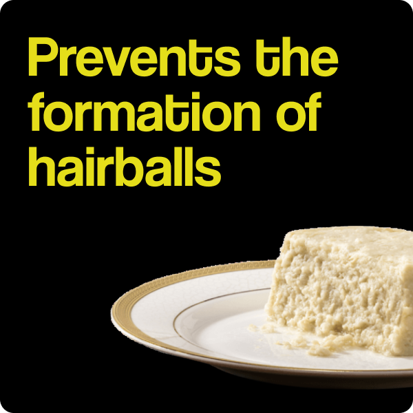 Prevents the formation of haiballs