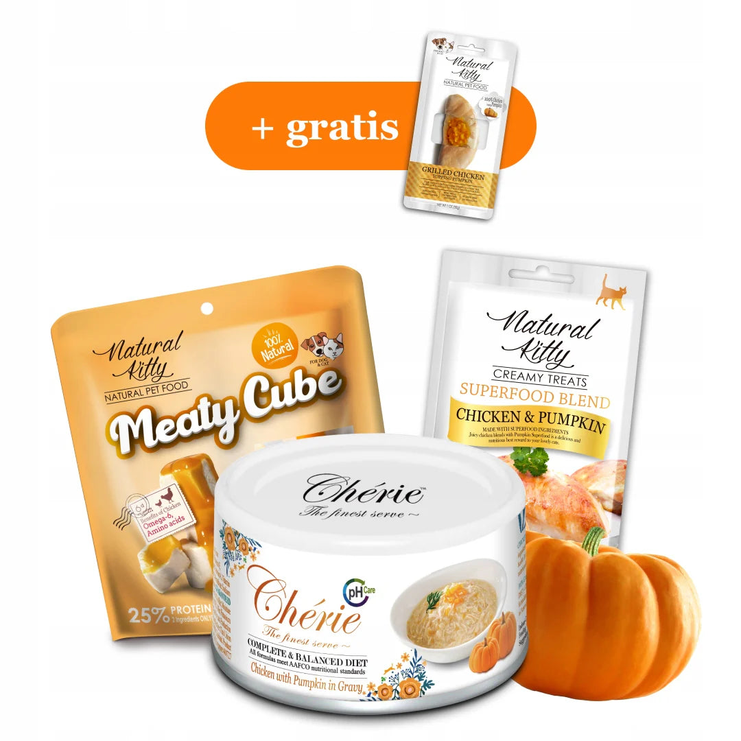 PROMOTION (3+1) Wet food and Treats + FREE Chicken Fillet
