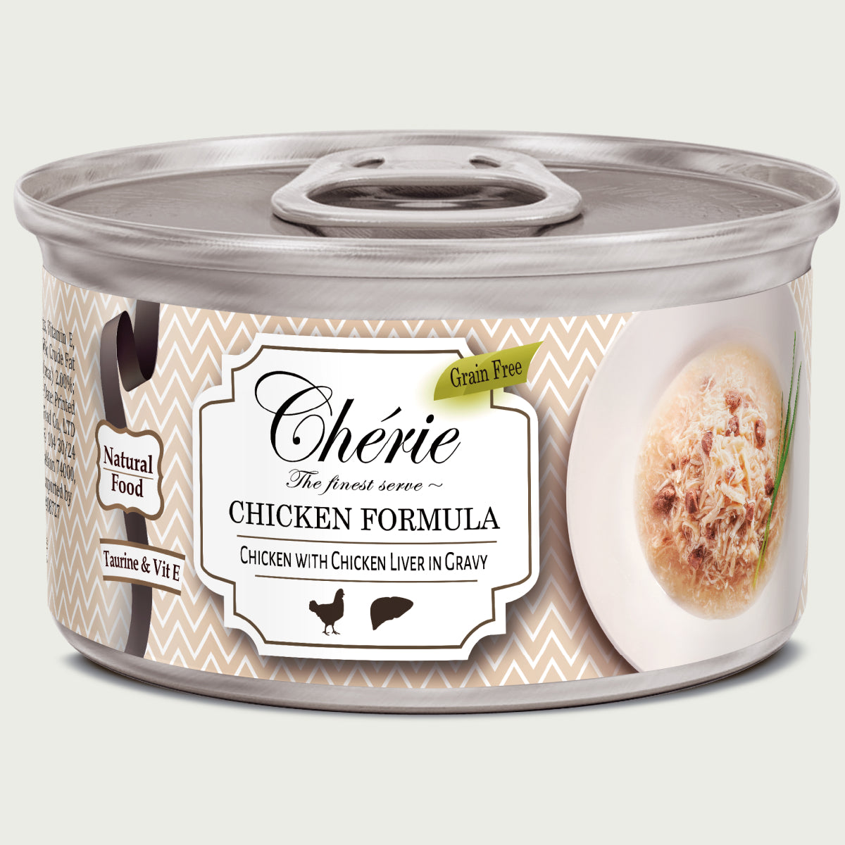 Set | Chérie Signature Gravy Chicken in Gravy adding Chicken Liver 80g. + 1 Free Fillet