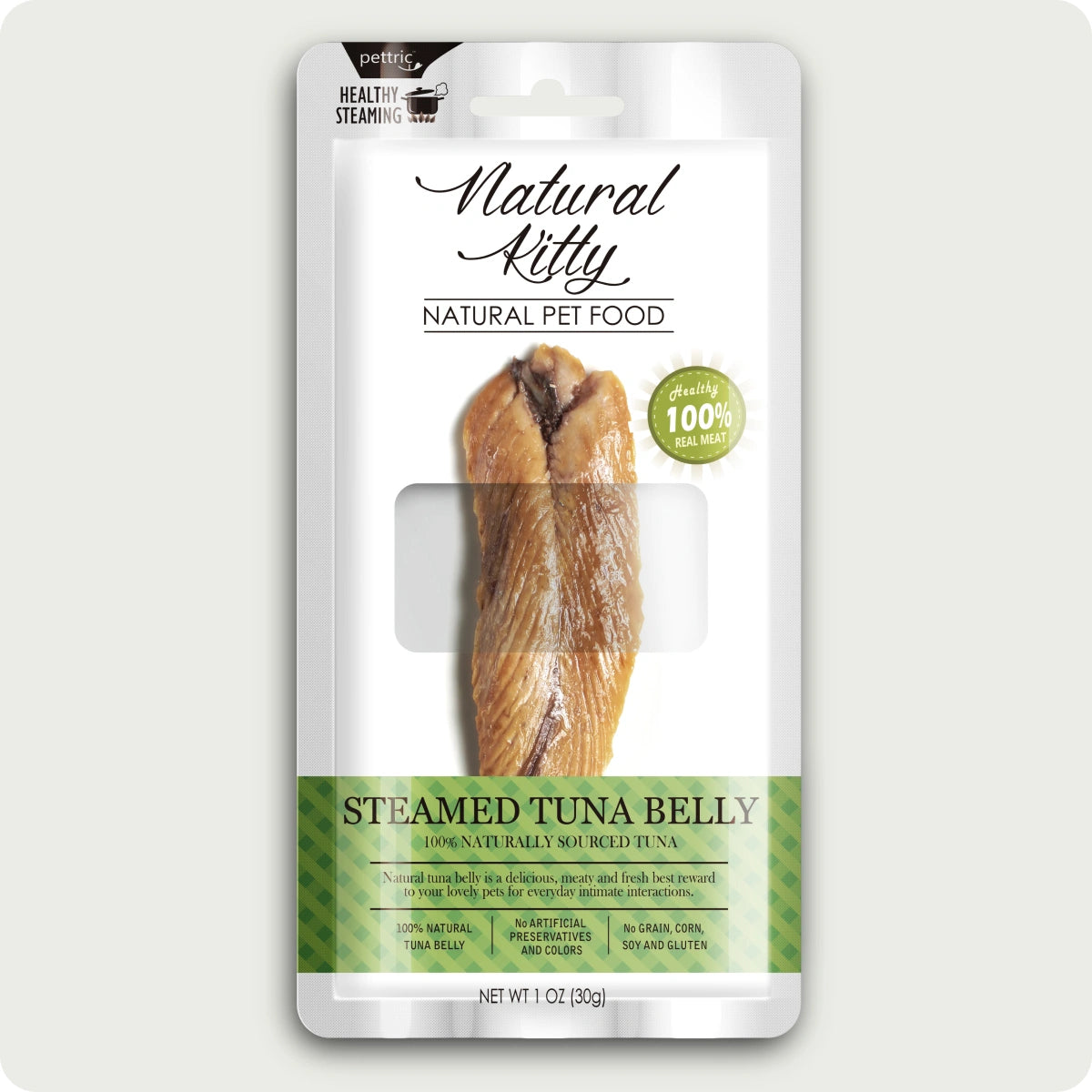 Natural Kitty Fillets Steamed tuna belly