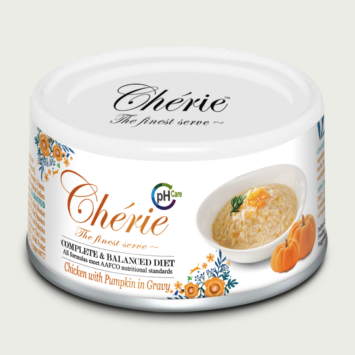 Set | Chérie Special Diet Chicken with Pumpkin 80 g + 1 Free Fillet