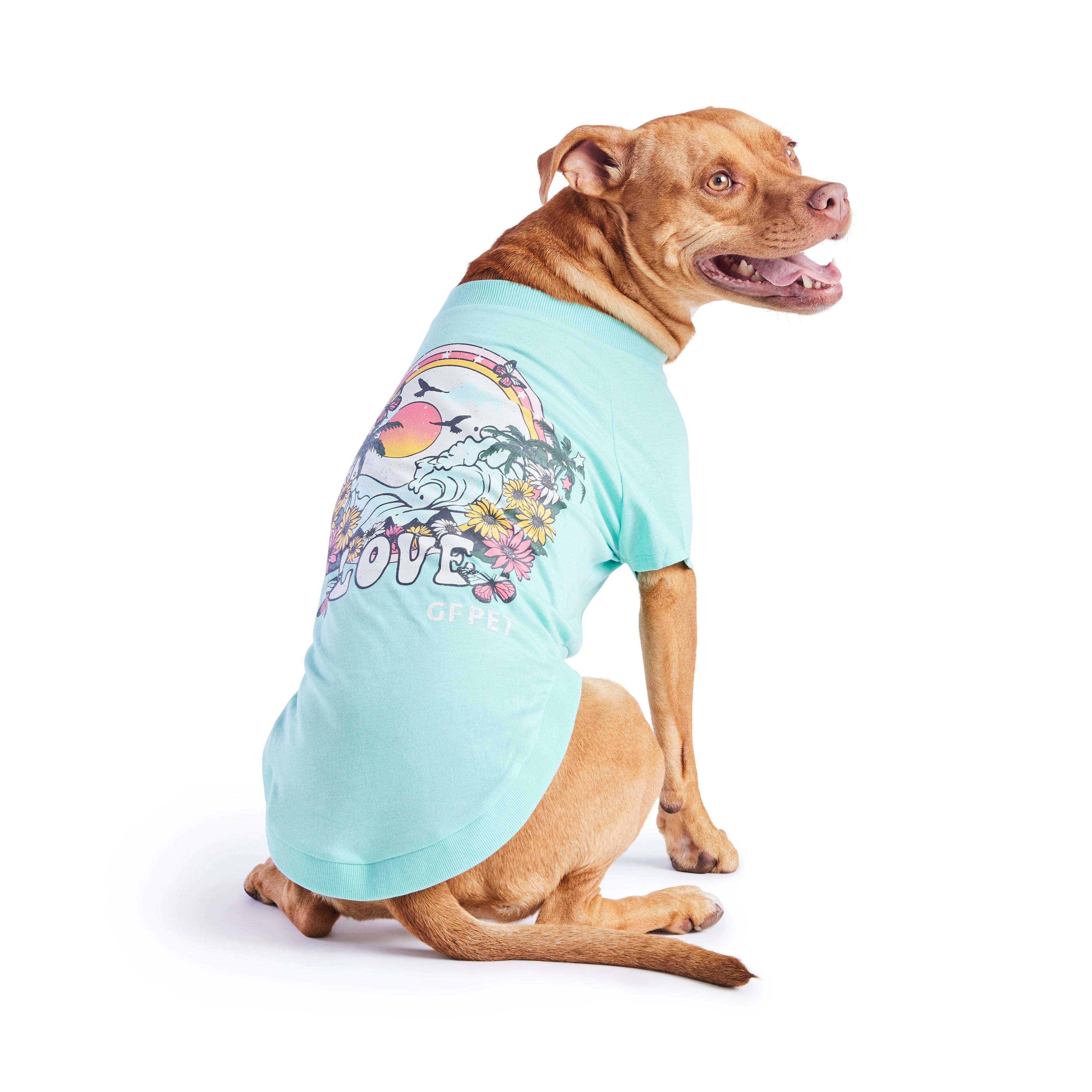 Dog T-Shirt | Autumn/Winter Essentials | GF Pet | Light Aqua