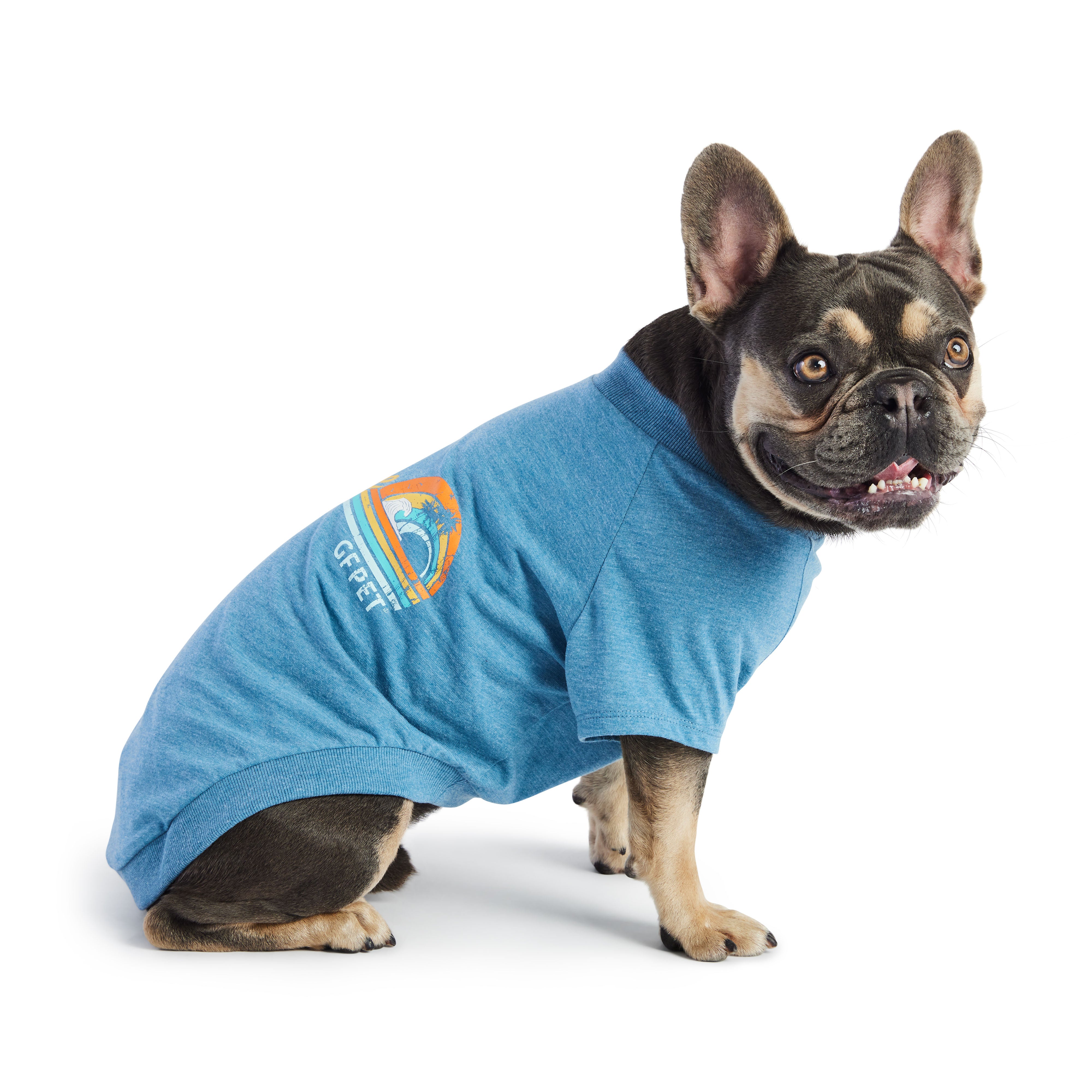 Dog T-Shirt | Autumn/Winter Essentials | GF Pet | Sea Blue