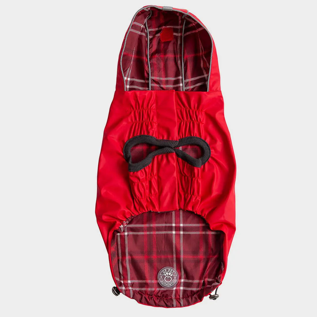 GF Pet Reversible Dog Raincoat | Red & Yellow Waterproof Jacket