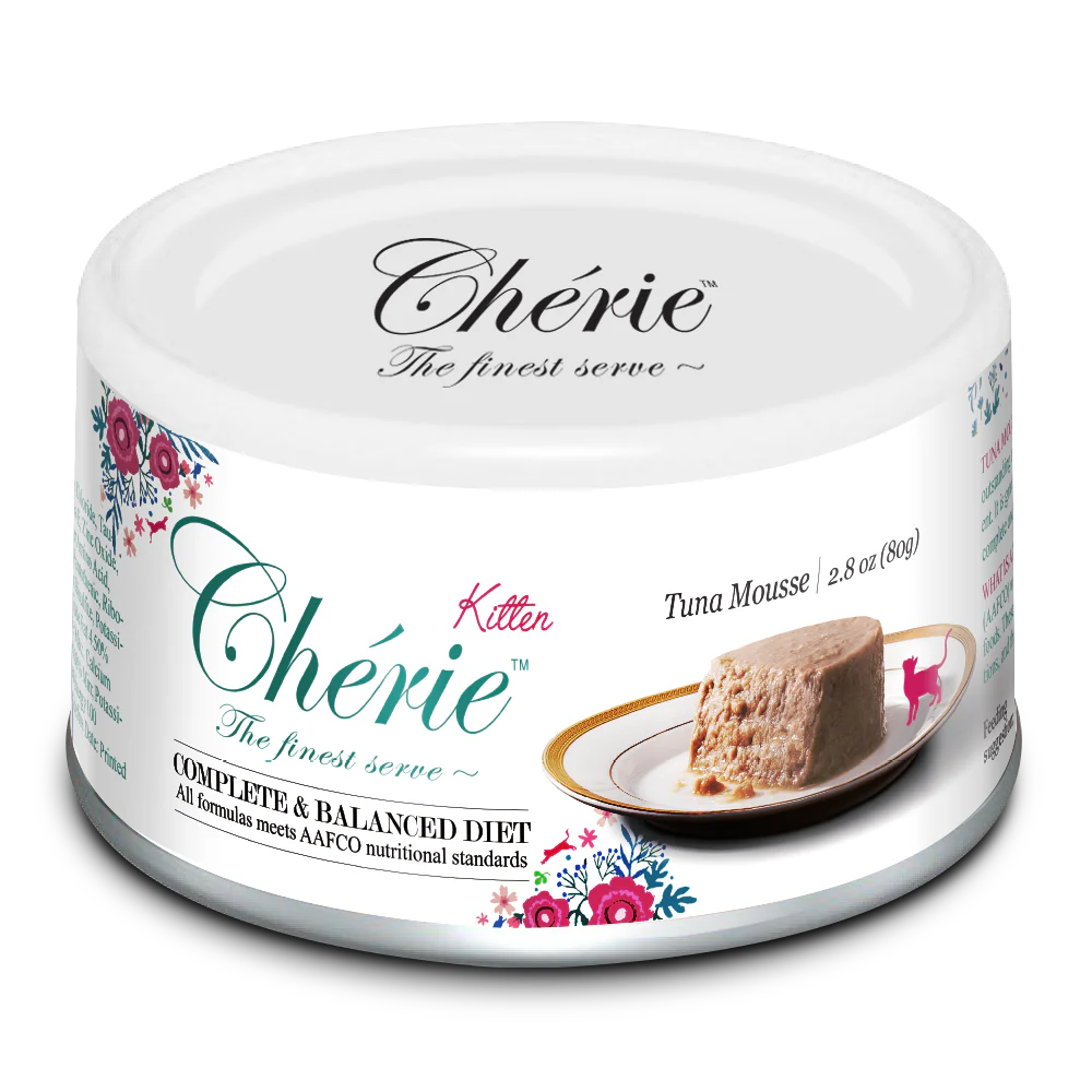 PROMOTION (20+4) Chérie Kitten Collection Set 24 pcs. x 80 g + FREE 2 Meaty Cubes