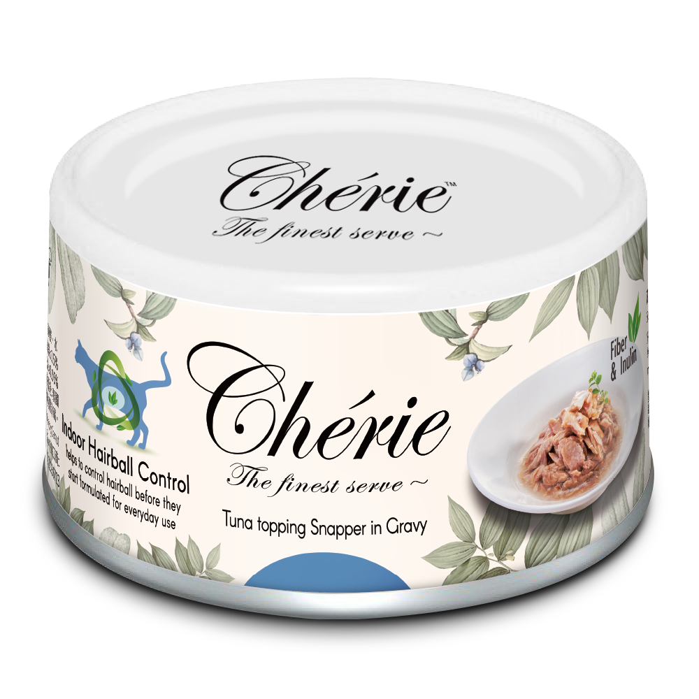 Set Chérie Special Diet Wet Food Tuna with Added Snapper 80 g + 1 Free Fillet